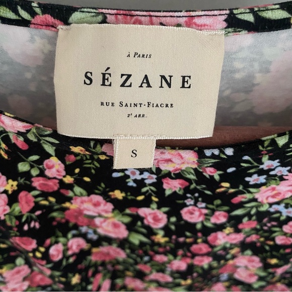 Sezane Pippae Dress Multicolor Floral Size Small - Picture 4 of 6